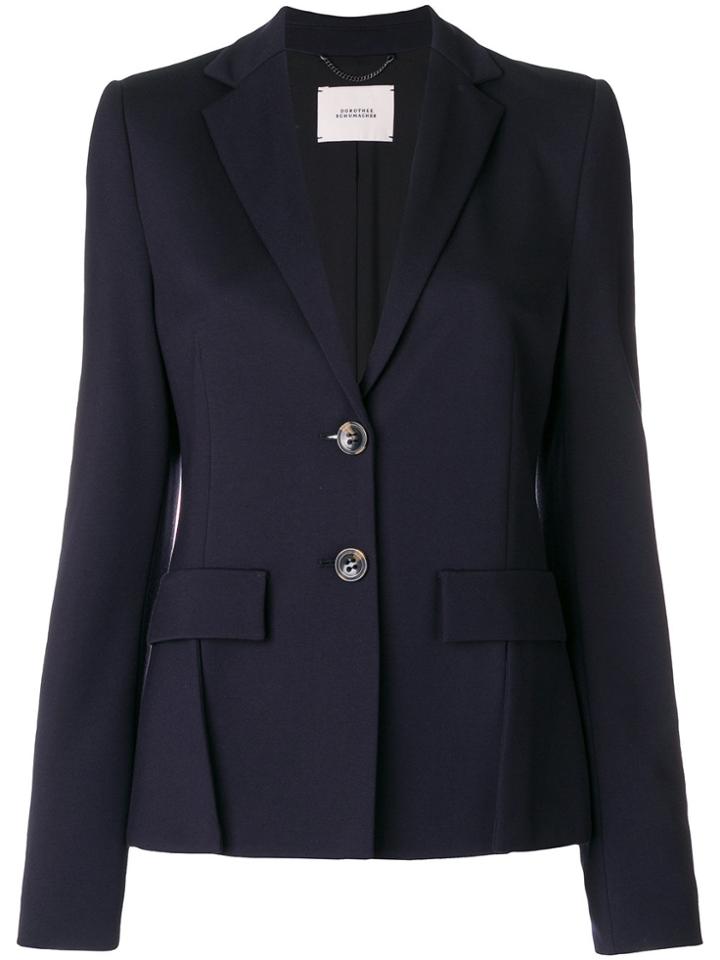 Dorothee Schumacher Single Breasted Blazer - Blue