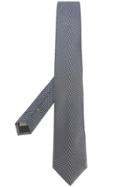 Canali Diamond Print Tie - Grey