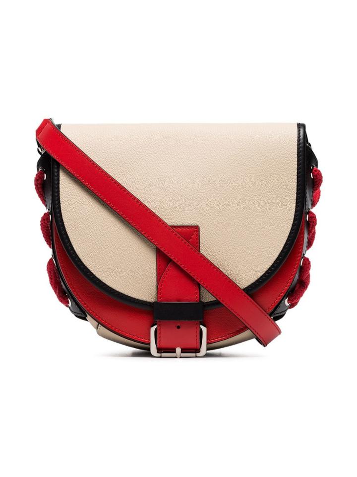 Jw Anderson Beige Bike Small Canvas Leather Crossbody Bag - Neutrals