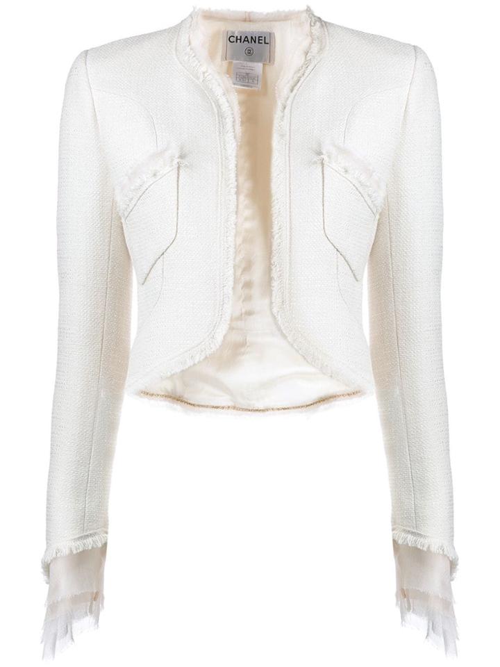 Chanel Vintage 2004 Fitted Jacket - Neutrals