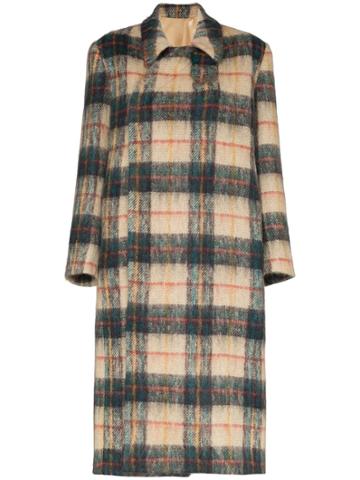 Samuel Gui Yang Leslie Tartan Long Coat - 108 - Multicoloured