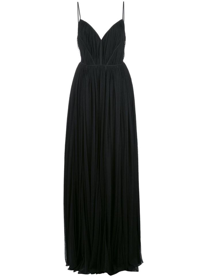 Zac Zac Posen Bella Lace Flared Gown - Black