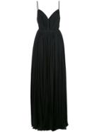 Zac Zac Posen Bella Lace Flared Gown - Black