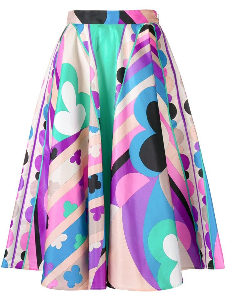 Emilio Pucci Printed Skirt - Pink
