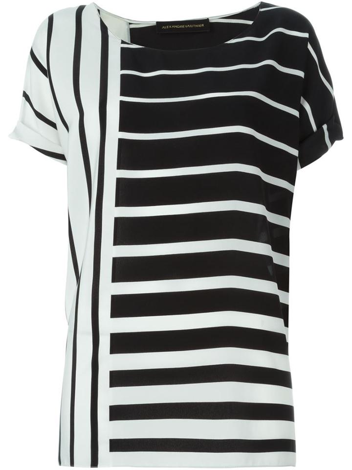 Alexandre Vauthier Graphic Print Blouse