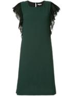 Guild Prime Leopard Print Sleeve Dress - Green