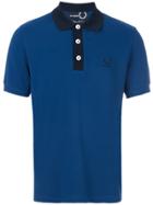 Raf Simons X Fred Perry Pique Polo Shirt - Blue