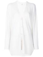 Allude Classic Designer Cardigan - White