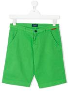 Aston Martin Kids Teen Denim Shorts - Green