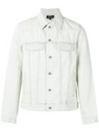 A.p.c. - Flap Pockets Denim Jacket - Men - Cotton - S, Nude/neutrals, Cotton