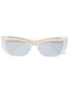 Dita Eyewear Redeemer Cat Eye Sunglasses - White