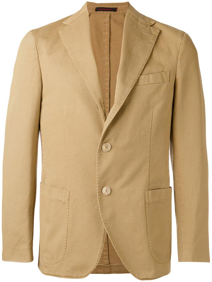 The Gigi - Classic Blazer - Men - Cotton - 52, Nude/neutrals, Cotton