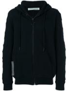 Off-white Patch Detail Hoodie - Black