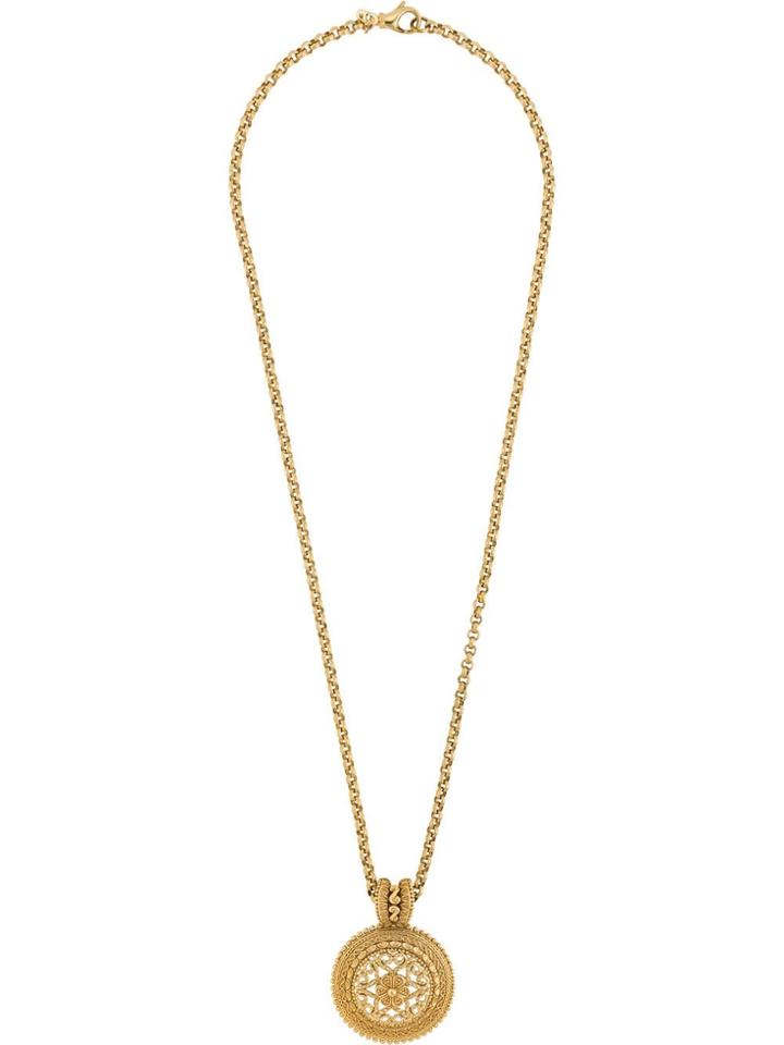 Christian Dior Pre-owned 1980s Filagree Necklace - Gold