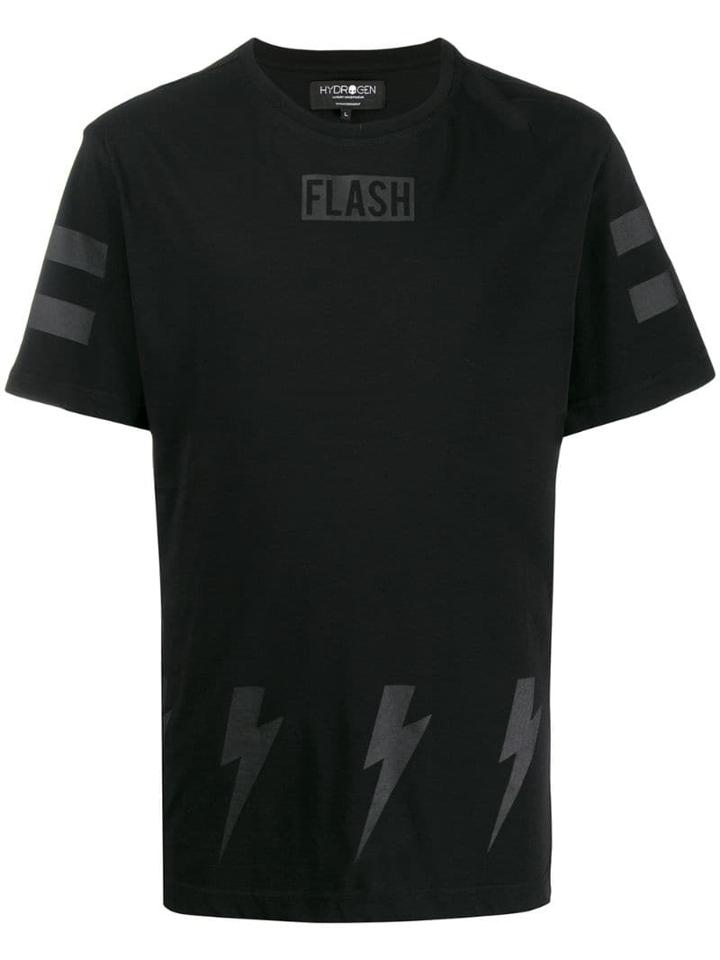 Hydrogen 'flash' T-shirt - Black