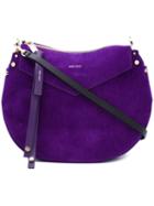 Jimmy Choo 'artie' Shoulder Bag, Women's, Pink/purple, Leather/suede