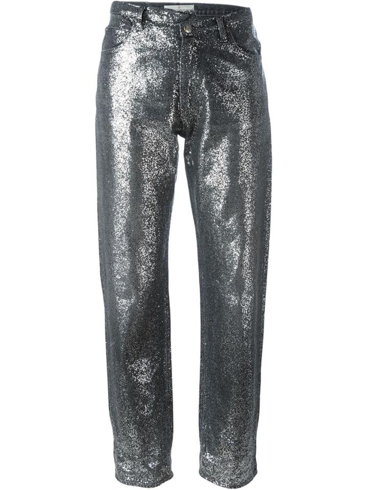 Golden Goose Deluxe Brand Glitter Jeans - Metallic