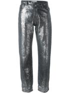 Golden Goose Deluxe Brand Glitter Jeans - Metallic