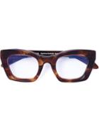 Kuboraum 'mask F2' Eyeglasses, Brown, Acetate