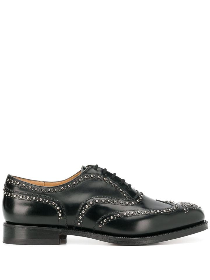 Church's Burwood Met Studded Brogues - Black