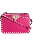 Valentino Valentino Garavani Rockstud Shoulder Bag, Pink/purple, Leather