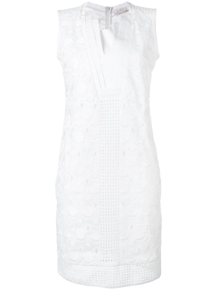 Capucci Embroidered Dress, Women's, Size: 40, White, Cotton/polyester