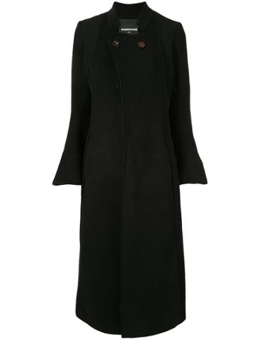 Aganovich Flared Sleeve Coat - Black