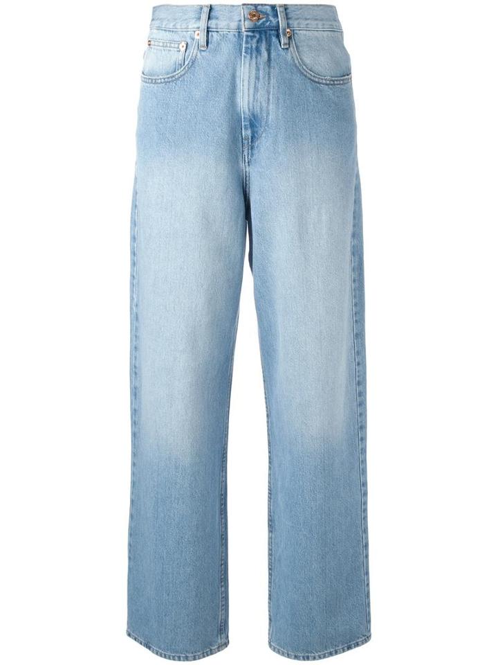 Isabel Marant Étoile - 'corby' Slouchy Jeans - Women - Cotton/polyester - 34, Women's, Blue, Cotton/polyester