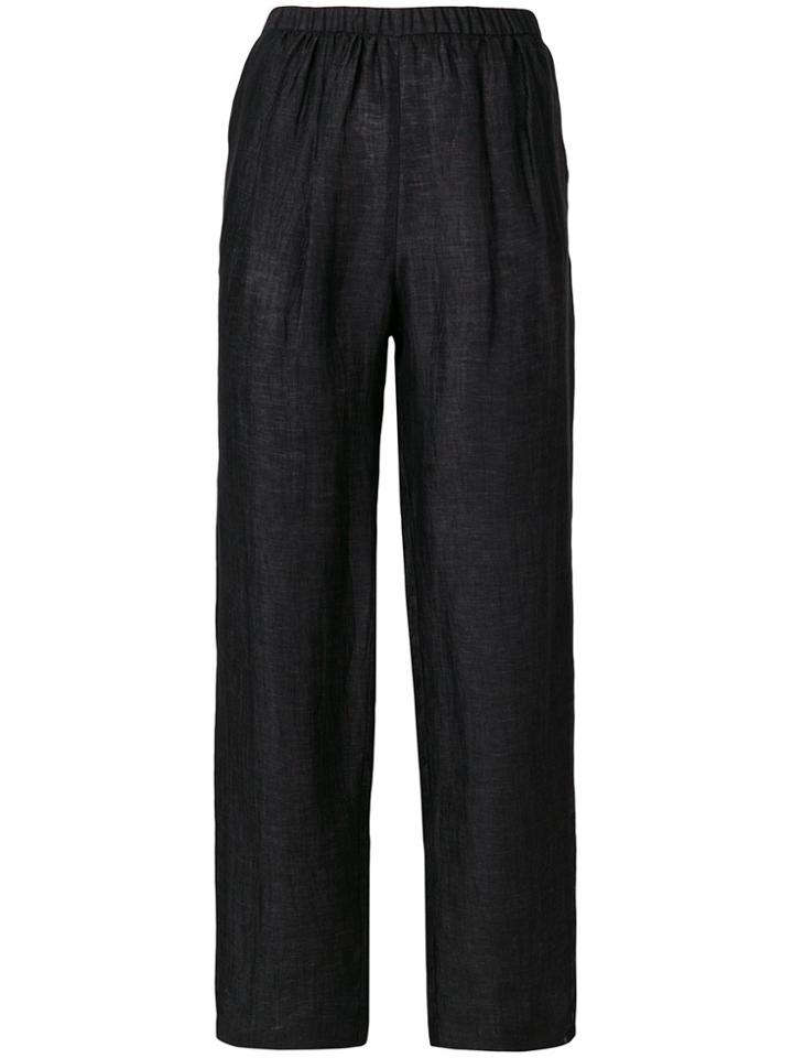 Masscob Elasticated Waist Trousers - Black
