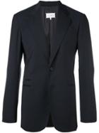 Maison Margiela Buttoned Blazer, Men's, Size: 46, Black, Cotton/viscose/virgin Wool