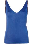 Emilio Pucci Printed Back Tank Top - Blue