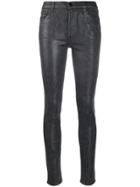 J Brand Maria High-waist Jeans - Grey