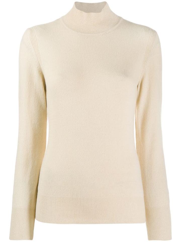 Alberta Ferretti Turtleneck Sweater - Neutrals