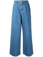 En Route - Flared Jeans - Women - Cotton - 2, Blue, Cotton