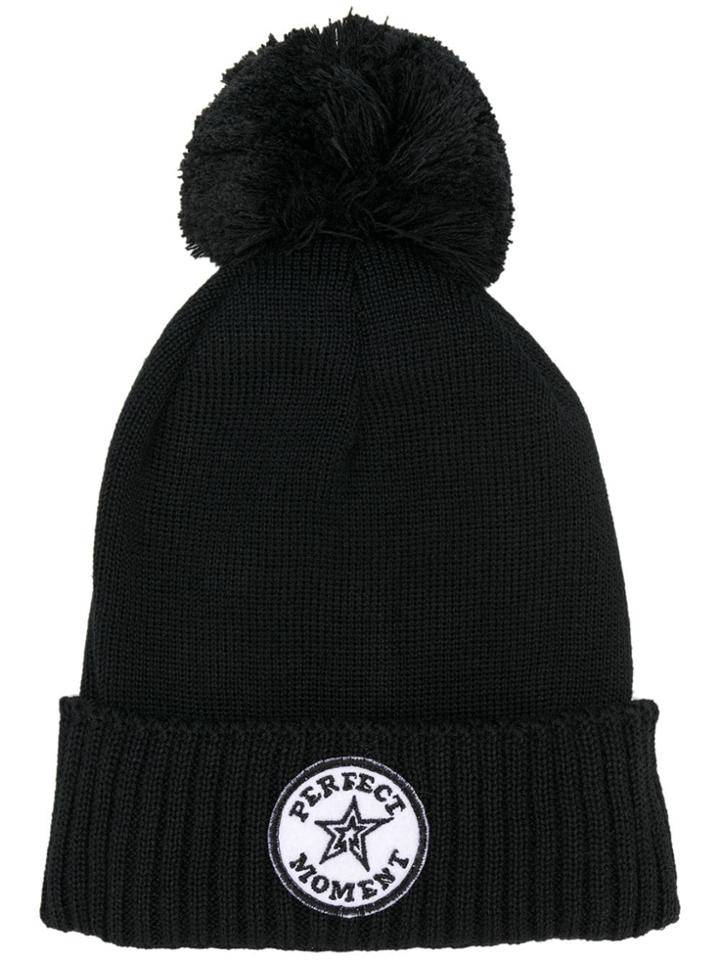 Perfect Moment Patch Beanie - Black