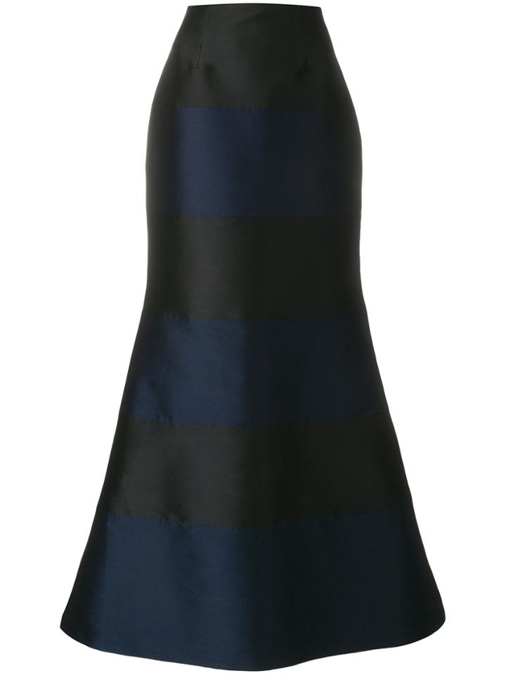 Sachin & Babi Striped Long Skirt - Black