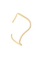 Maha Lozi Waved Encrusted Bracelet - Metallic