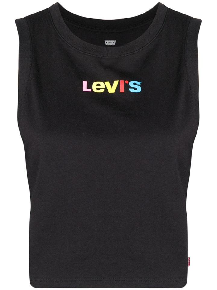 Levi's Logo Print Tank Top - Black