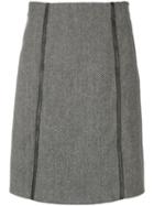 Gucci Pre-owned 2000's Fitted Short Skirt - Grey