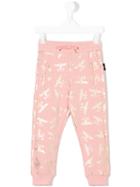 Boy London - Logo Print Sweatpants - Kids - Cotton/spandex/elastane - 9 Yrs, Pink/purple