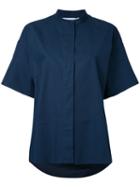 Jil Sander - Shortsleeved Shirt - Women - Cotton - 38, Green, Cotton