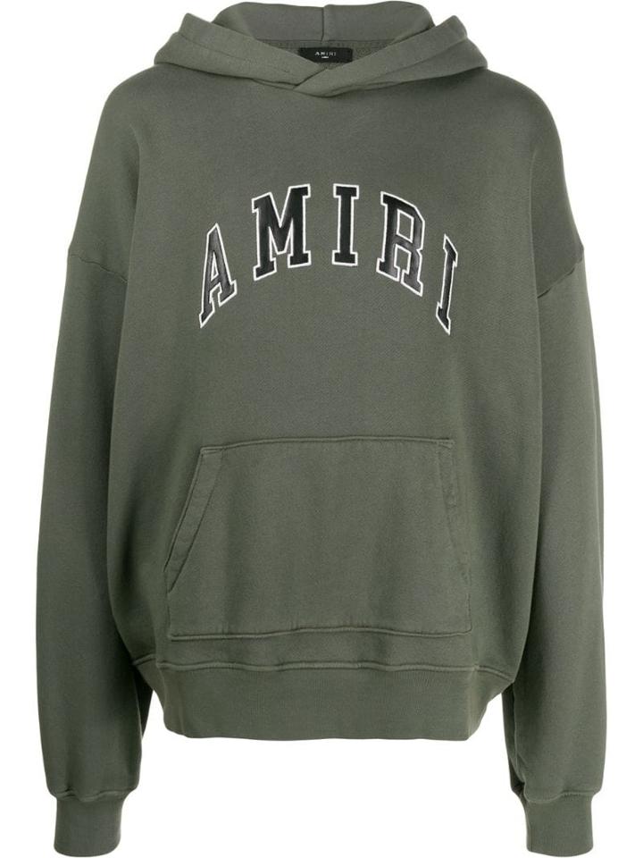 Amiri Logo Patch Hoodie - Green