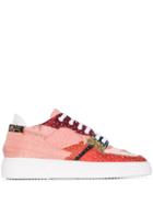 By Walid 19th Century Patchwork Sneakers - Pink