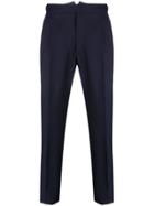 Tagliatore Slim Fit Tailored Trousers - Blue