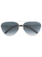 Boucheron Crystal-embellished Aviator Sunglasses - Metallic