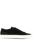 Common Projects Number-print Low Top Sneakers - Black