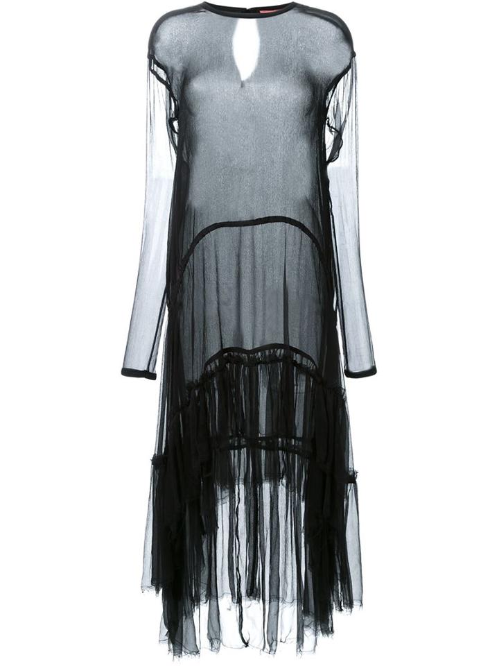 Manning Cartell Flying Start Maxi Dress, Women's, Size: 10, Black, Silk