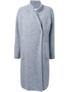 Rito Single Breasted Coat, Women's, Size: 38, Grey, Wool