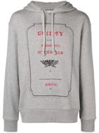 Gucci Invitation Graphic Print Hoodie - Grey