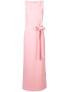 Oscar De La Renta Sleeveless Dress - Pink & Purple